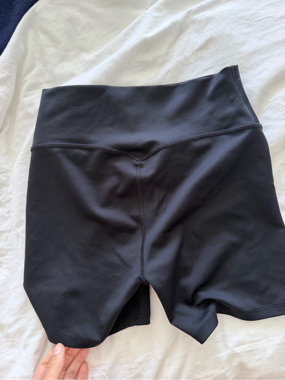 ALO Yoga Black High-Rise Athletic Shorts